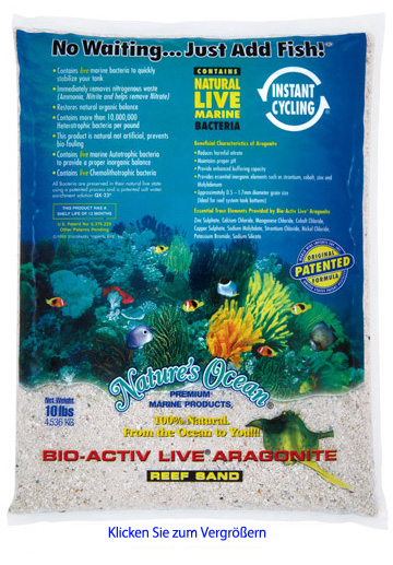 White Aquarium Sand for saltwater fish tank