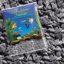 Pure Water Pebbles&reg; Raven Natural Aquarium Coloured Gravel