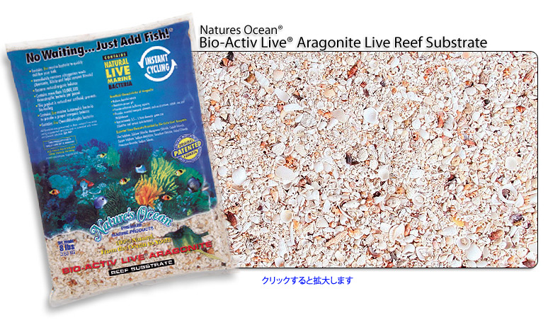 Natures Ocean® Bio-Activ Live® アラゴナイトライブリーフ基板

