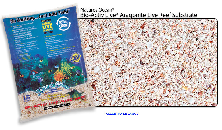 Natures Ocean® Bio-Activ Live® Aragonite Live Reef Substrate