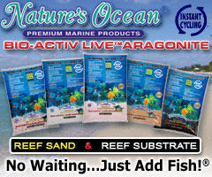 For Better Fish Water Quality Use Nature's Ocean Live Sand
