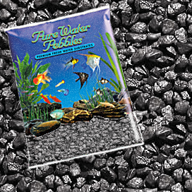 Pure Water Pebbles&reg; Black Frost Aquarium Gravel