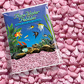 Pure Water Pebbles&reg; Pastel Pink Frost Aquarium Gravel