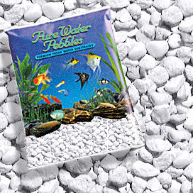 Pure Water Pebbles&reg; Platinum White Frost Aquarium Gravel