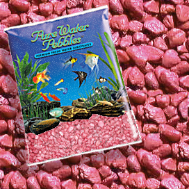 Pure Water Pebbles&reg; Red Frost Aquarium Gravel