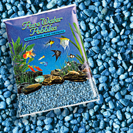Pure Water Pebbles® Neon Blue Aquarium Gravel