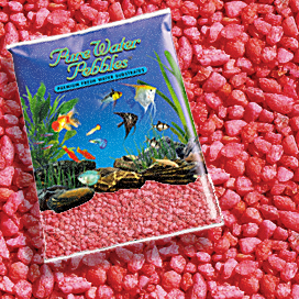 Pure Water Pebbles® Neon Red Aquarium Gravel