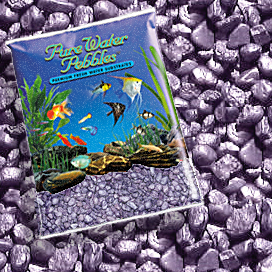 Pure Water Pebbles&reg; Purple Frost Aquarium Gravel