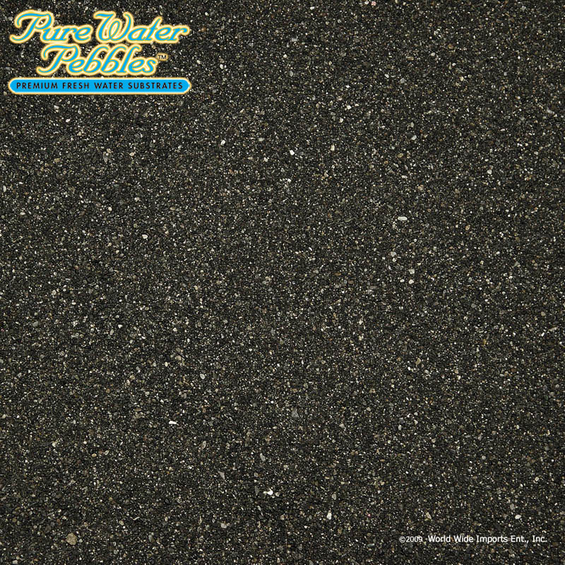 Pure Water Pebbles® Black Aquarium Sand