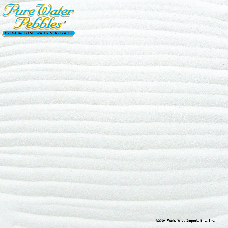 Pure Water Pebbles® Natural White Aquarium Sand
